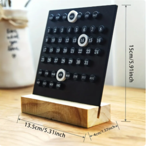 Acrylic Wooden Handmade DIY Desk Calendar