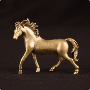 Vintage Copper Horse Statue